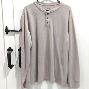 Men's XL: 'Croft & Barrow' Oatmeal Longsleeve Shirt